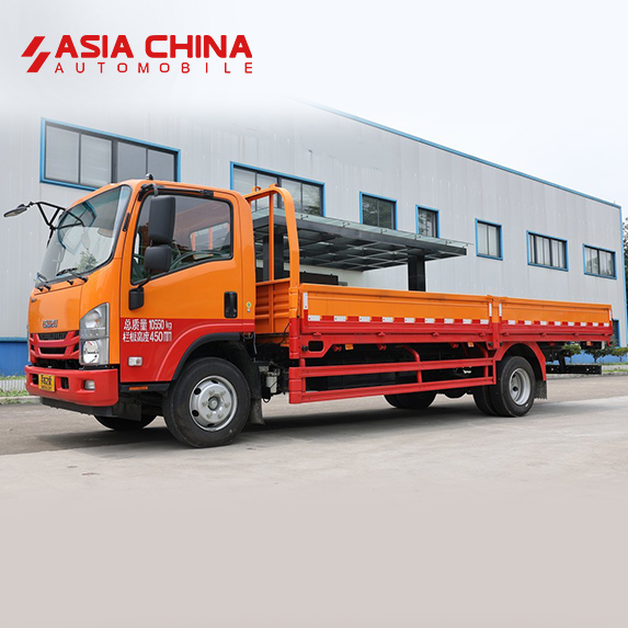 Qingling Isuzu NQR 700P Dropside Truck 190PS with Double Axle