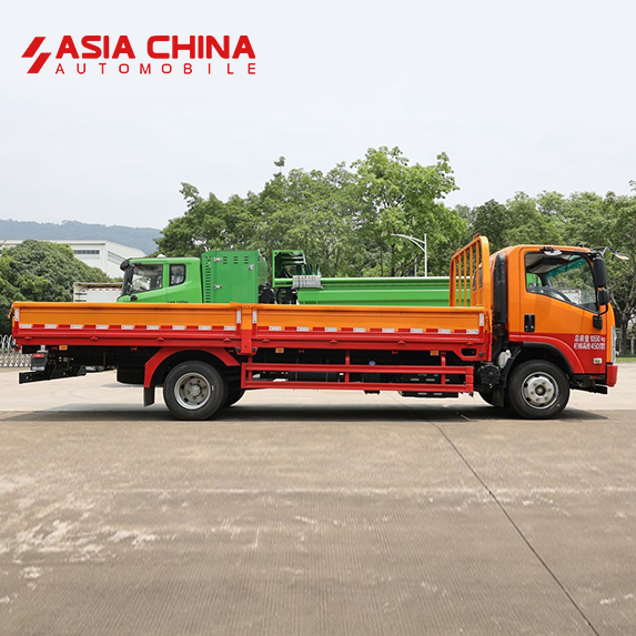 Qingling Isuzu NQR 700P Dropside Truck 190PS with Double Axle