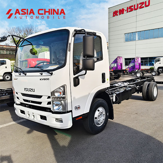 Qingling Isuzu ELF KV600 Cargo Truck with 4K Engine Box Truck Chassis