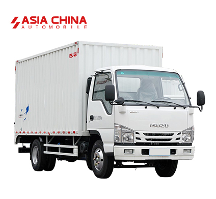 Qingling Isuzu ELF NKR 100P Van Cargo Truck with 4K Engine